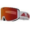 Adidas Ski Goggles SP0040 21U White Bordeaux Mirror