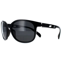 Adidas Sunglasses SP0011 01A Shiny Black Contrast Grey