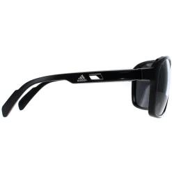 Adidas Sunglasses SP0013 01A Shiny Black Contrast Grey