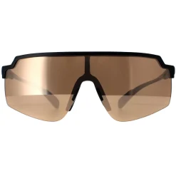 Adidas Sunglasses SP0018 01G Shiny Black Contrast Mirror Gold