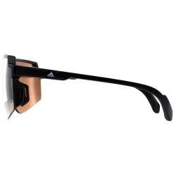Adidas Sunglasses SP0018 01G Shiny Black Contrast Mirror Gold
