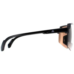 Adidas Sunglasses SP0018 01G Shiny Black Contrast Mirror Gold