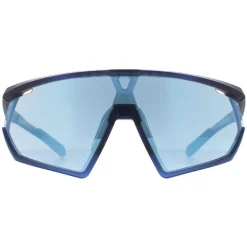 Adidas Sunglasses SP0001 91V Frosted Dark Blue Vario Azure Mirror Blue