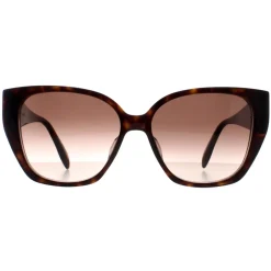 Alexander McQueen Sunglasses AM0284S 003 Dark Havana Brown Gradient
