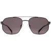 Alexander McQueen Sunglasses AM0458S 001 Ruthenium Grey