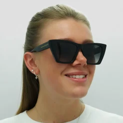 Alexander McQueen Sunglasses AM0299S 001 Black Grey