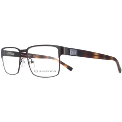 Armani Exchange Glasses Frames AX1019 6001 Matte Brown Men