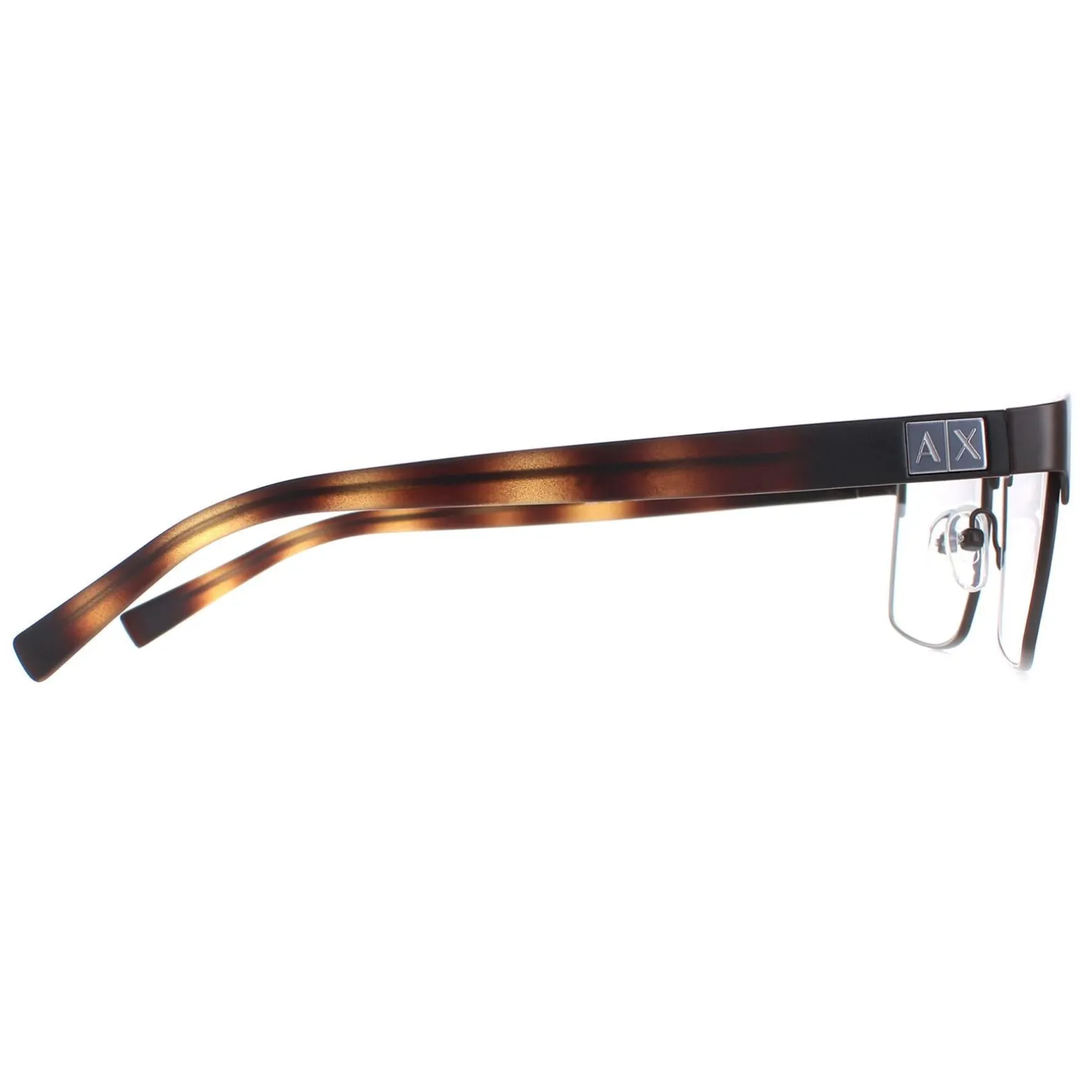 Armani Exchange Glasses Frames AX1019 6001 Matte Brown Men