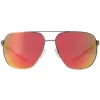 Armani Exchange Sunglasses AX2047S 60456Q Silver Orange Mirror