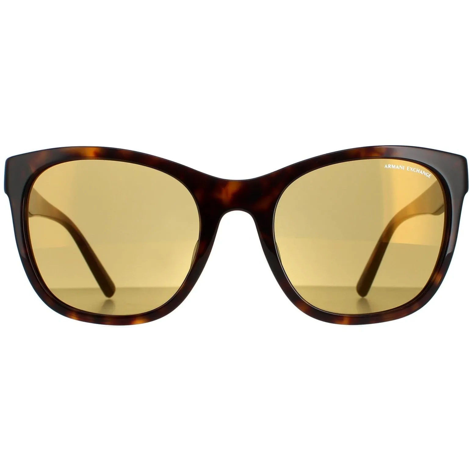 Armani Exchange Sunglasses AX4105SF 82135A Shiny Havana Gold Mirror