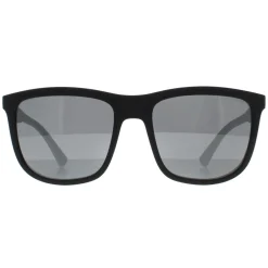 Armani Exchange Sunglasses AX4093S 8078Z3 Matte Black Silver Mirror Po