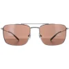 Arnette Sunglasses AN3088 Boulevardier 736/73 Silver Dark Brown