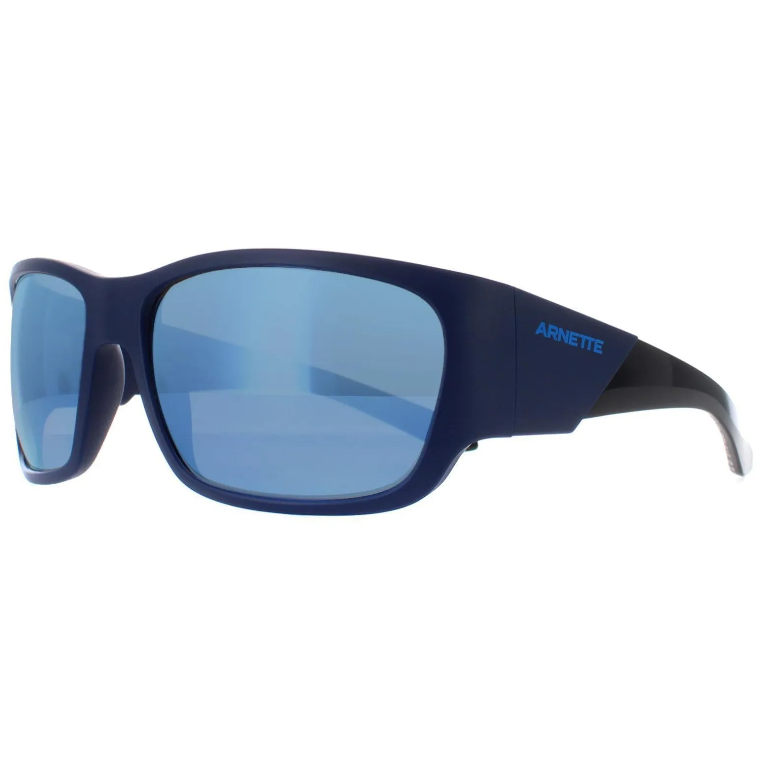 Arnette Sunglasses AN4324 Lil' Snap 276222 Matte Blue Dark Grey Mirror