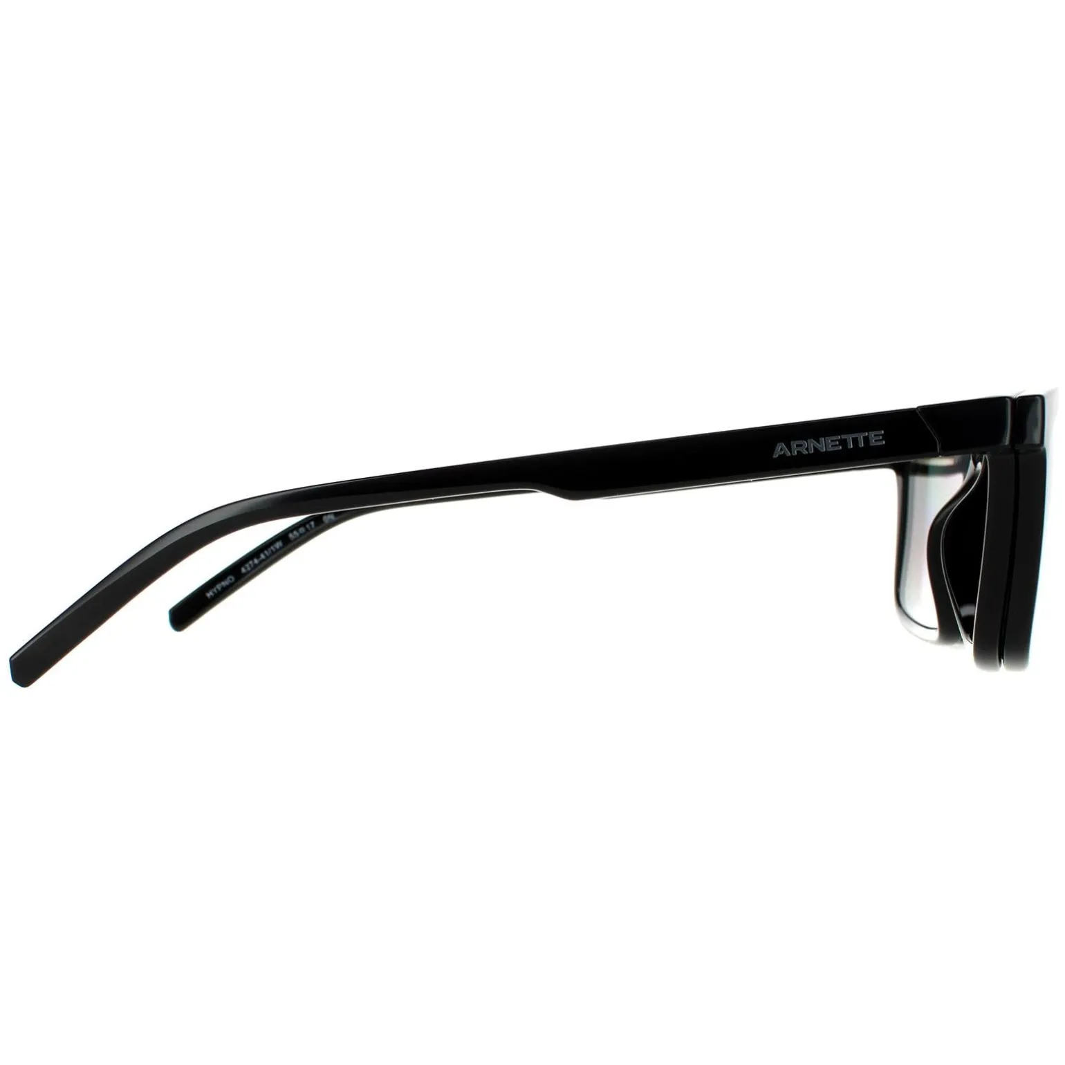 Arnette Sunglasses Hypno AN4274 41/1W Shiny Black Clear