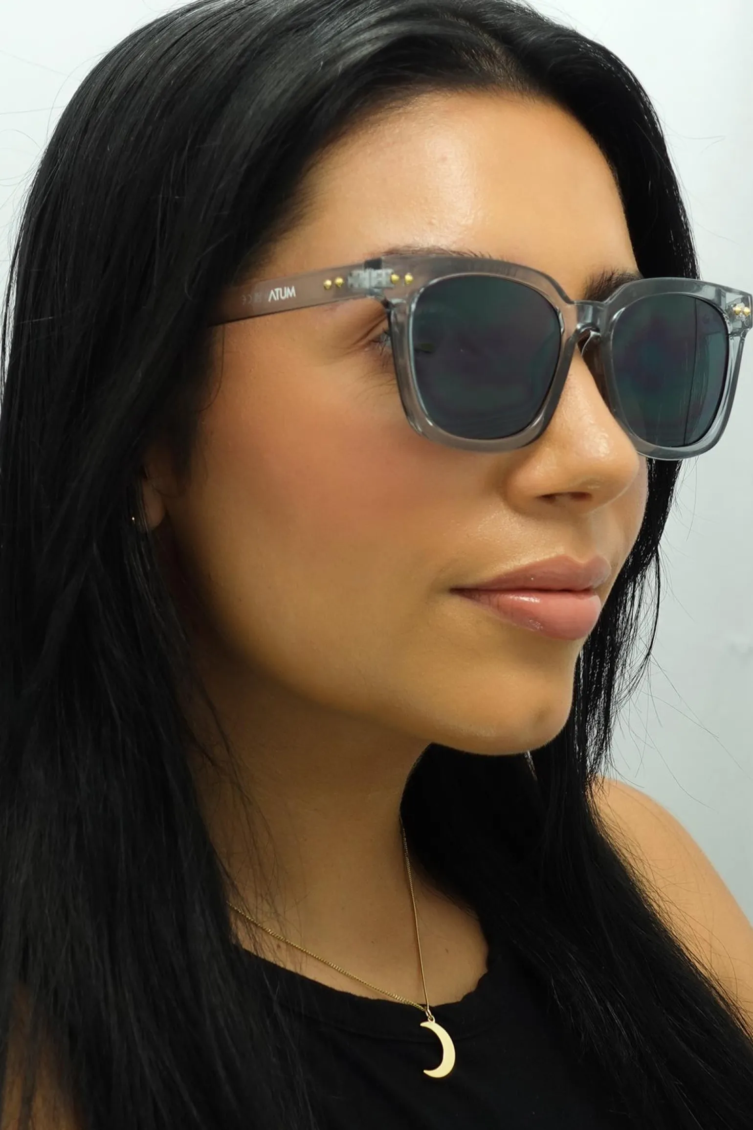 Atum Sunglasses Meraki C2 Shiny Transparent Grey Smoke Grey