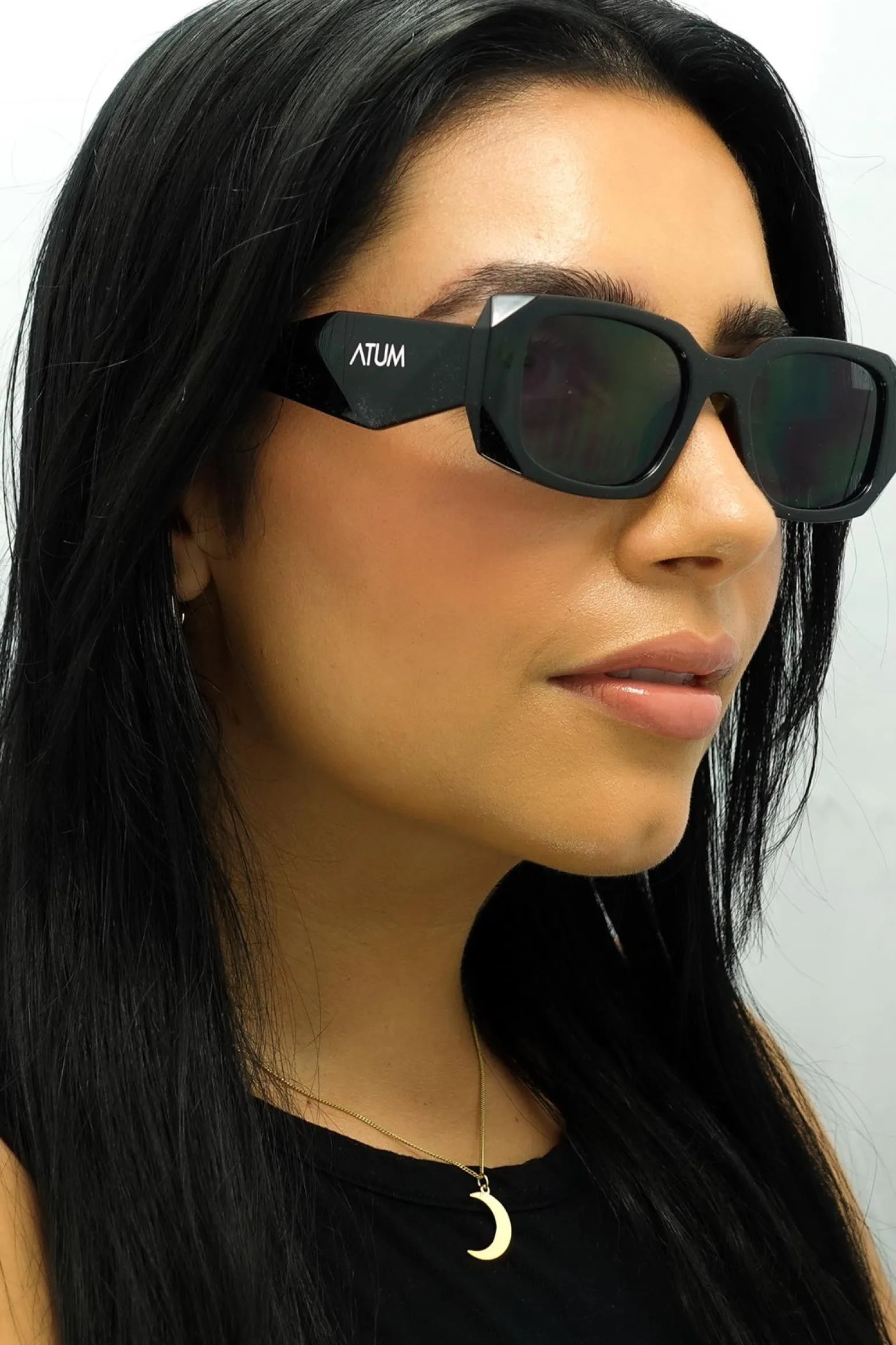 Atum Sunglasses Nyx C1 Shiny Black Smoke Grey