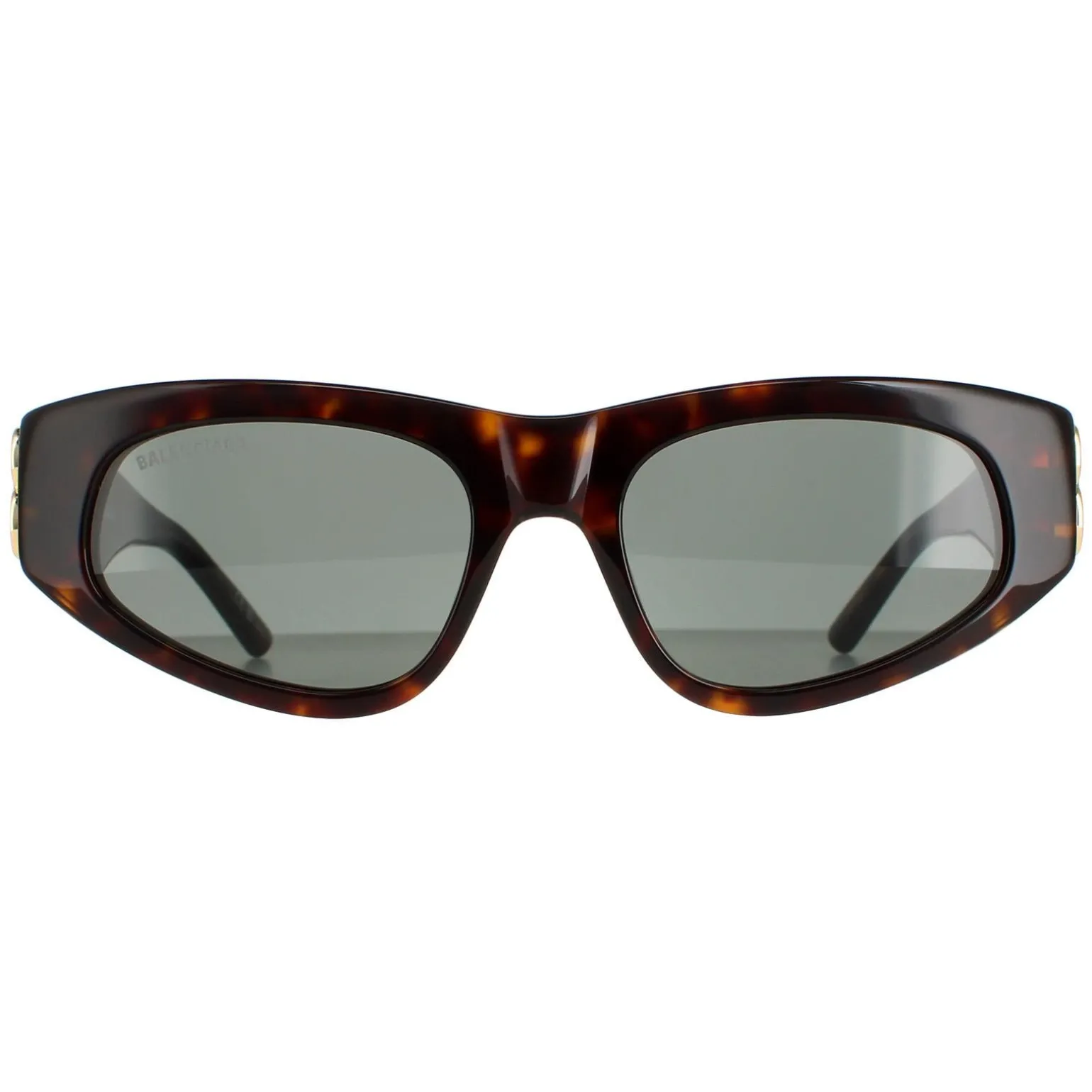 Balenciaga Sunglasses BB0095S 002 Dark Havana Green