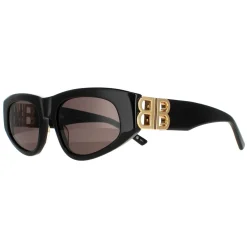 Balenciaga Sunglasses BB0095S 001 Black Grey