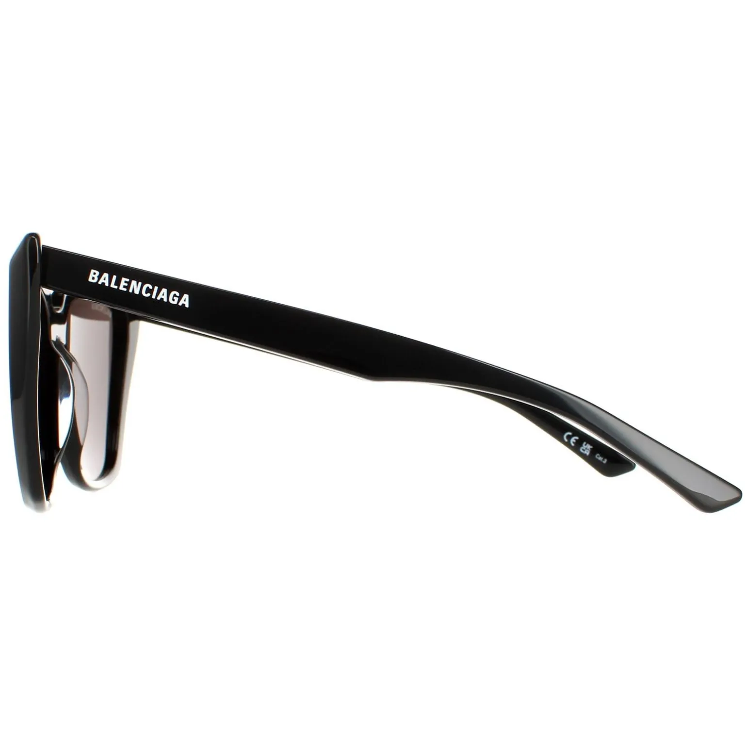 Balenciaga Sunglasses BB0046S 001 Black Grey