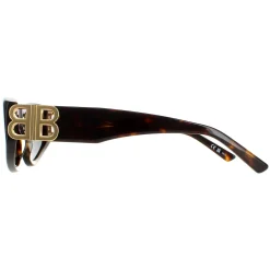 Balenciaga Sunglasses BB0095S 002 Dark Havana Green