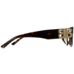 Balenciaga Sunglasses BB0095S 002 Dark Havana Green