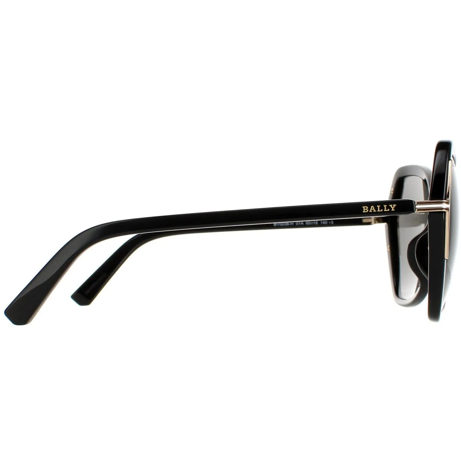 Bally Sunglasses BY0036-H 01A Black Grey