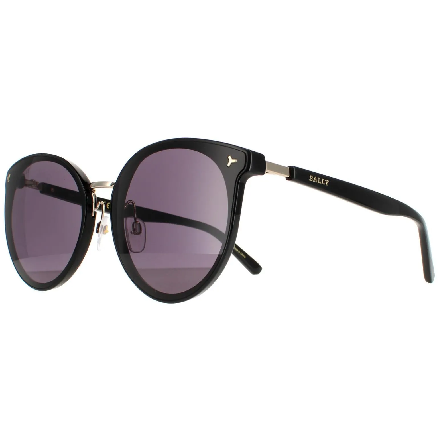 Bally Sunglasses BY0043-K 01A Black Blue