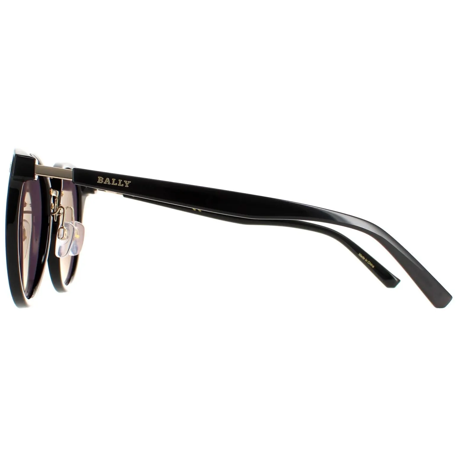 Bally Sunglasses BY0043-K 01A Black Blue