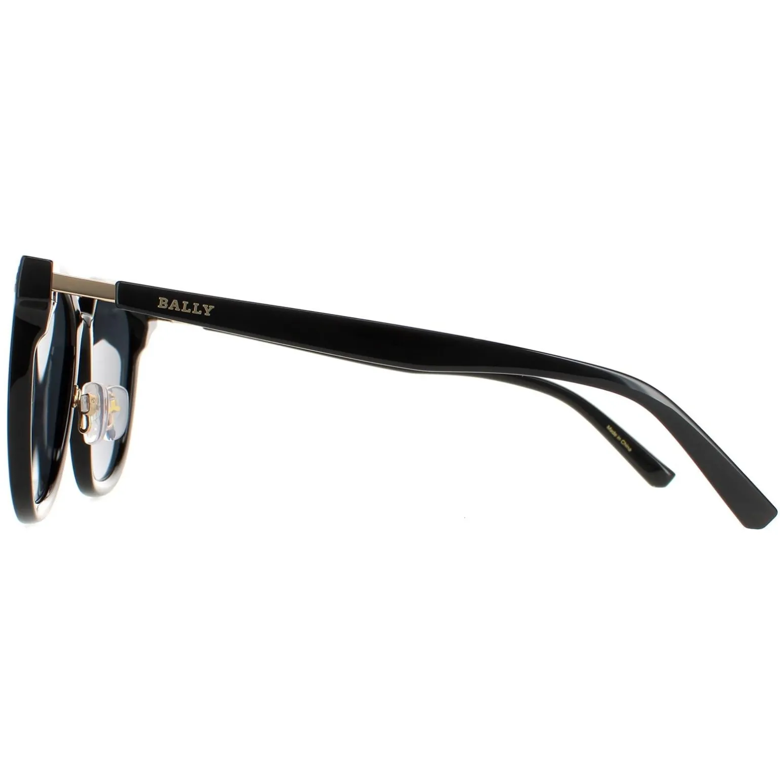 Bally Sunglasses BY0044-K 01A Black Grey Mirrored