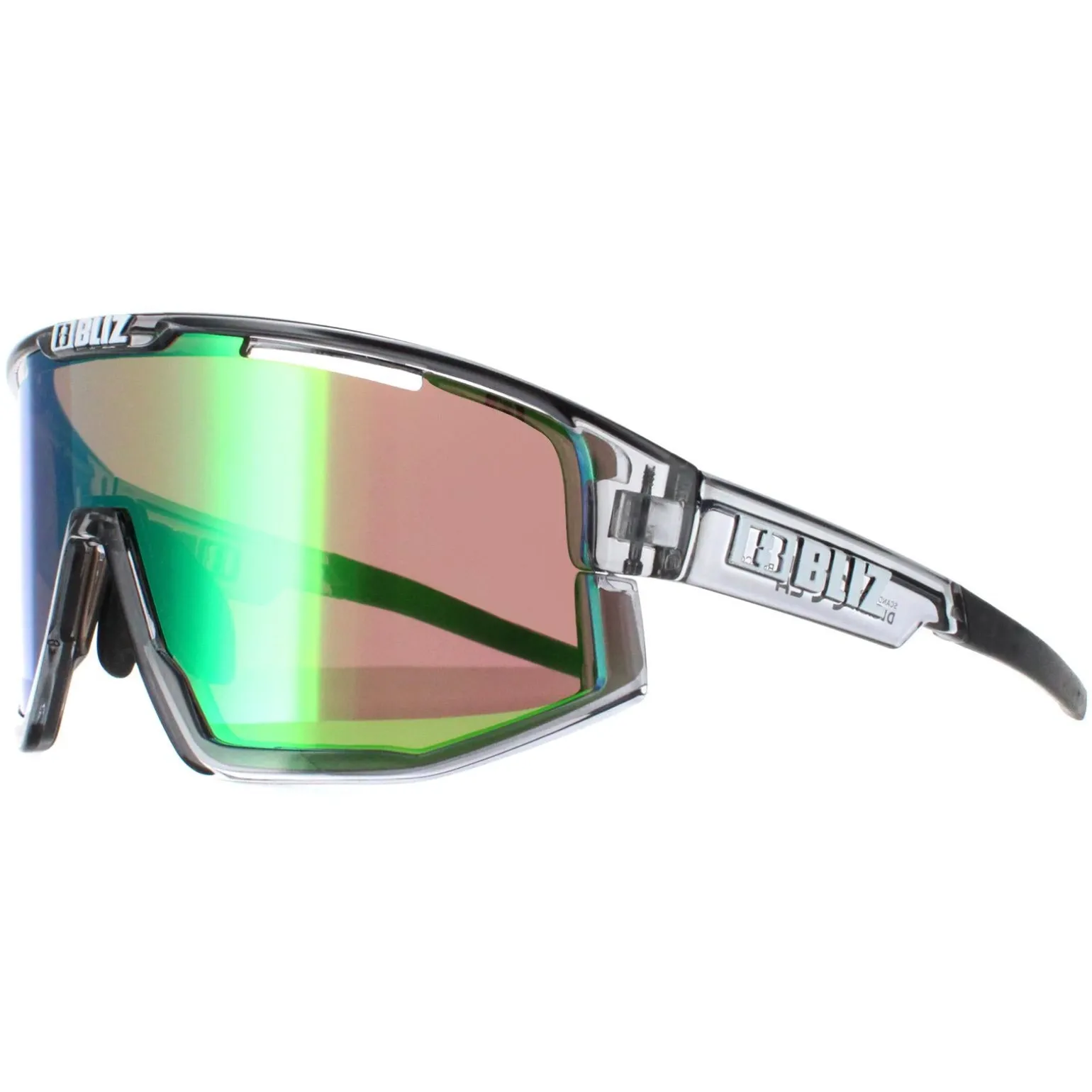 Bliz Sunglasses Fusion ZB7005-1133 Crystal Black Brown Green Mirror