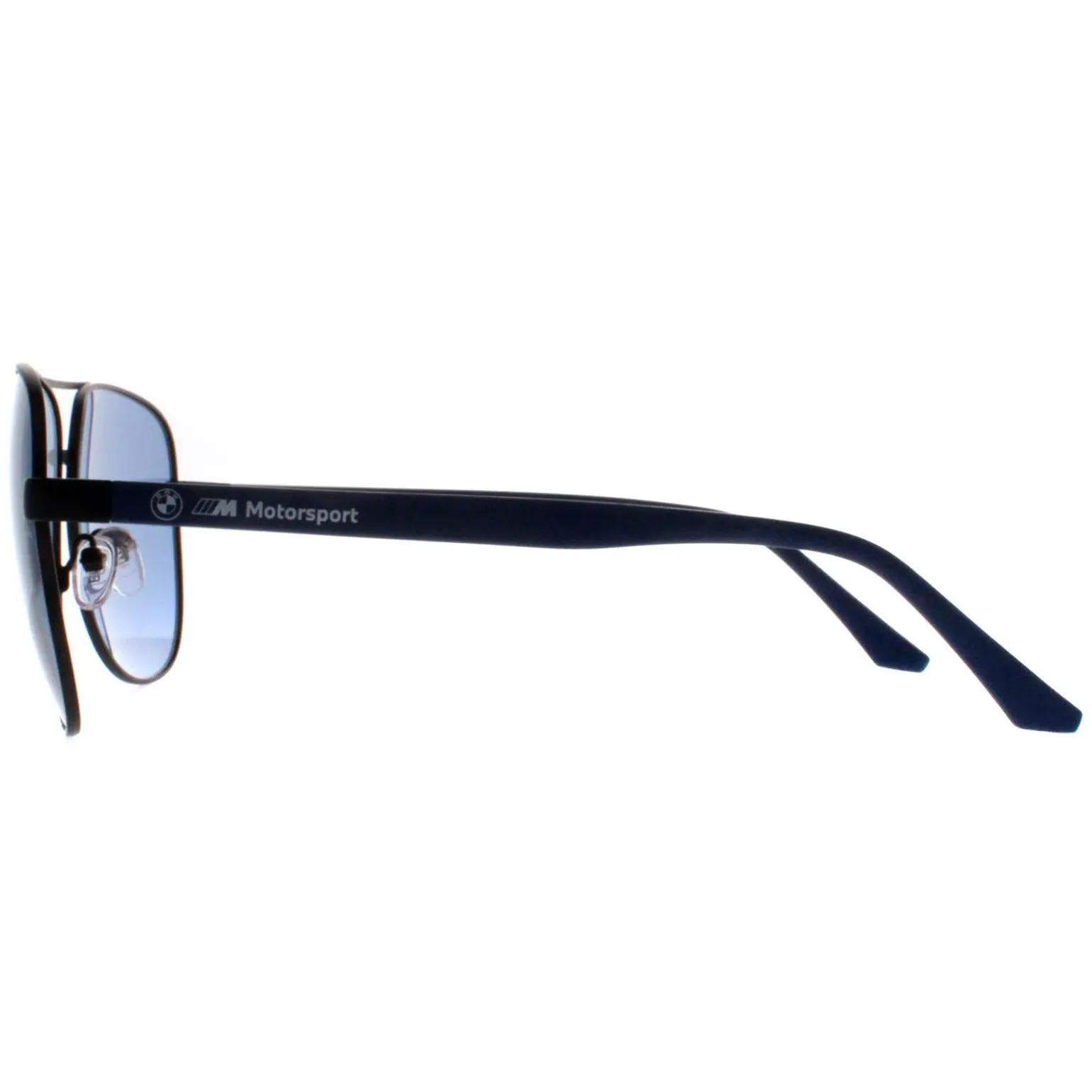 BMW Motorsport Sunglasses BS0028 02M Matte Black Blue Polarised