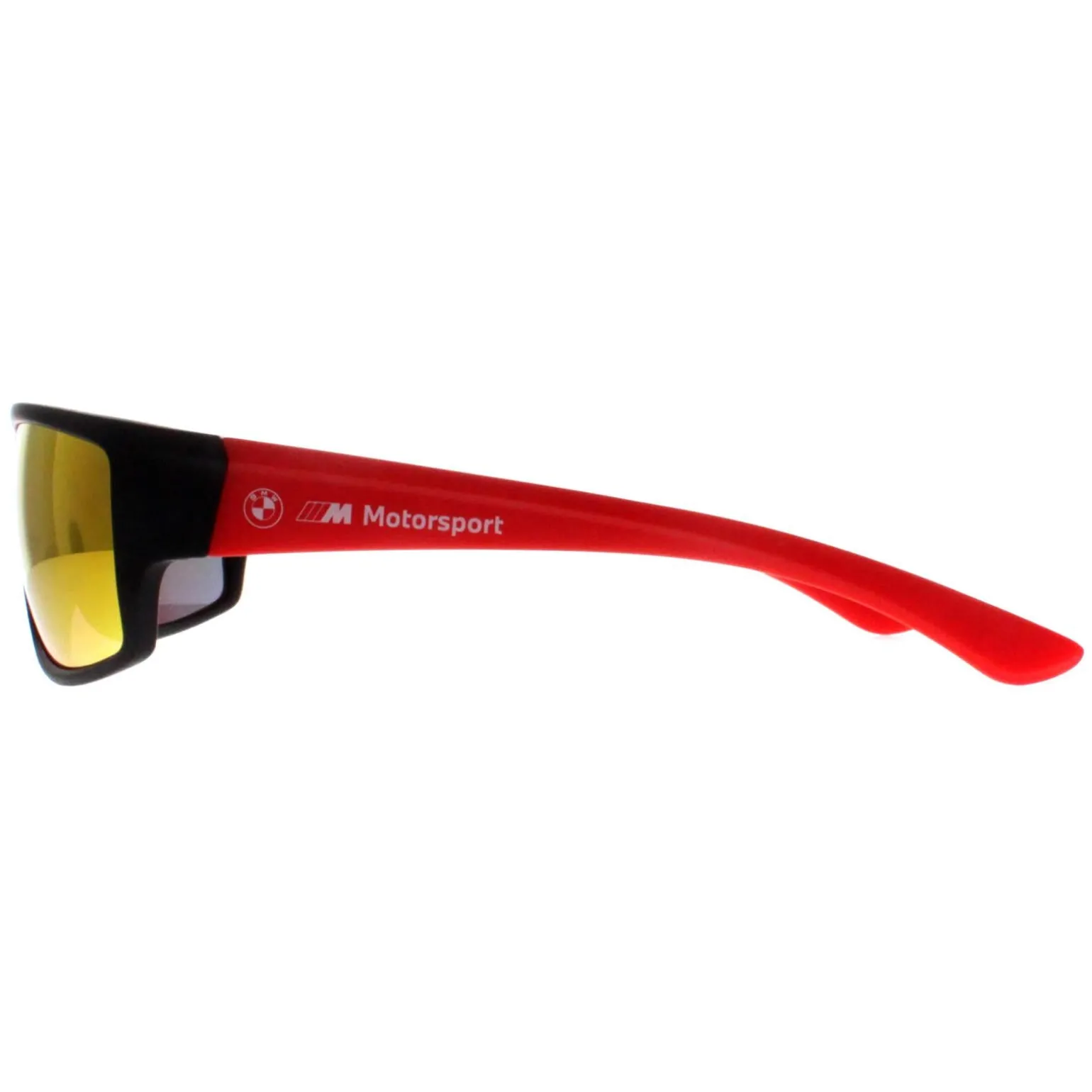 BMW Motorsport Sunglasses BS0033 02U Black Brown Mirror
