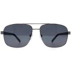 BMW Sunglasses BS0039 15D Matte Light Ruthenium Smoke Polarized