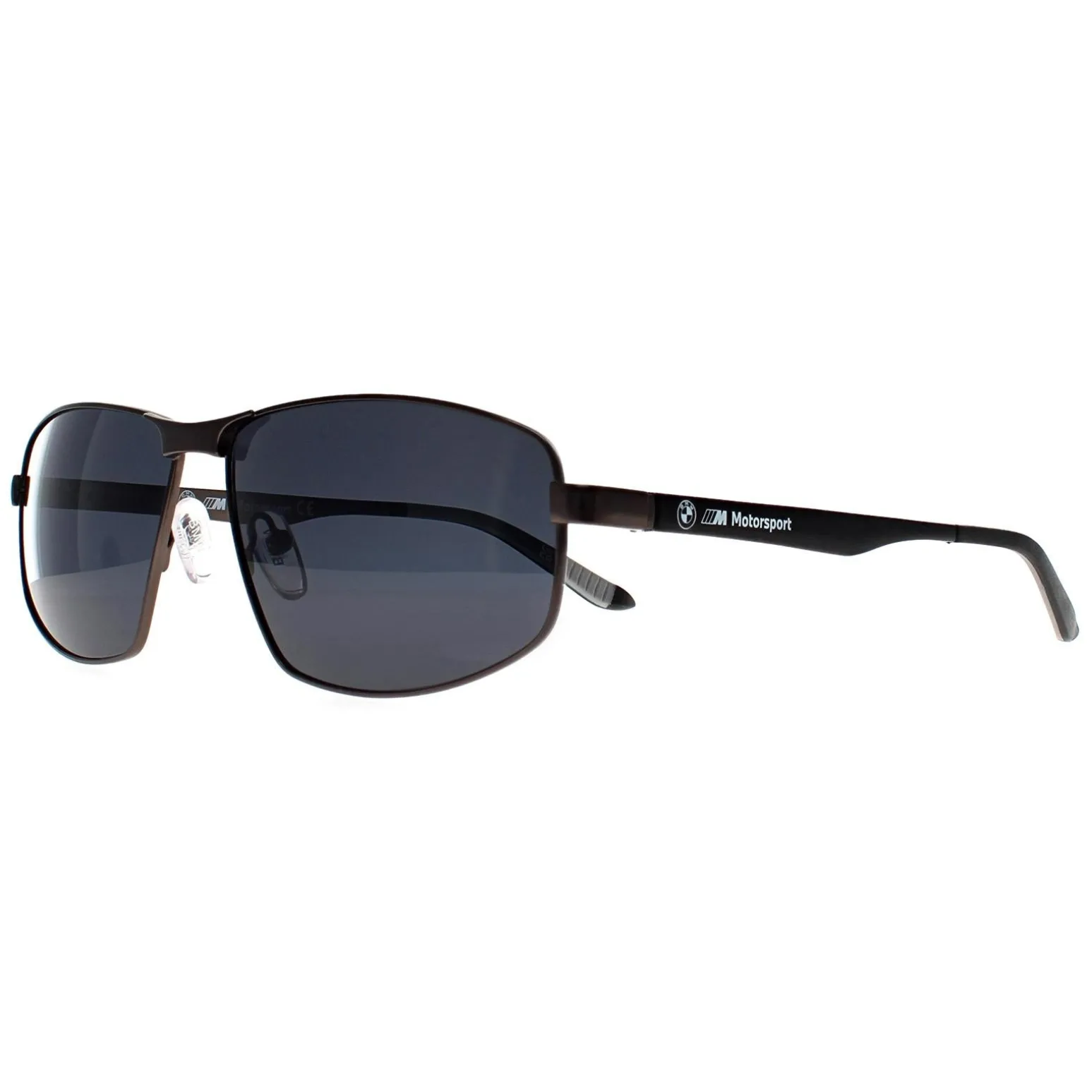 BMW Sunglasses BS0038 09D Matte Gunmetal Smoke Polarized