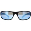 Bolle Sunglasses Anaconda BS027008 Matte Black Sky Blue Polarized