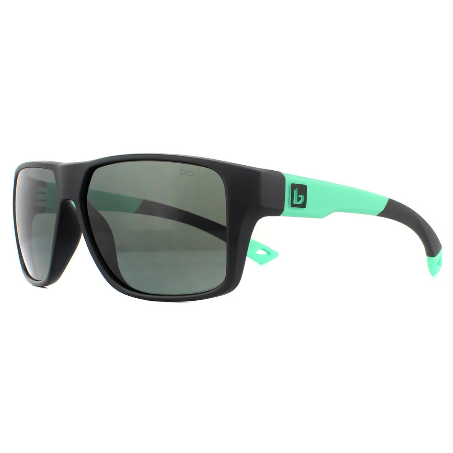Bolle Sunglasses Brecken 12461 Matte Black Mint HD Polarized TNS