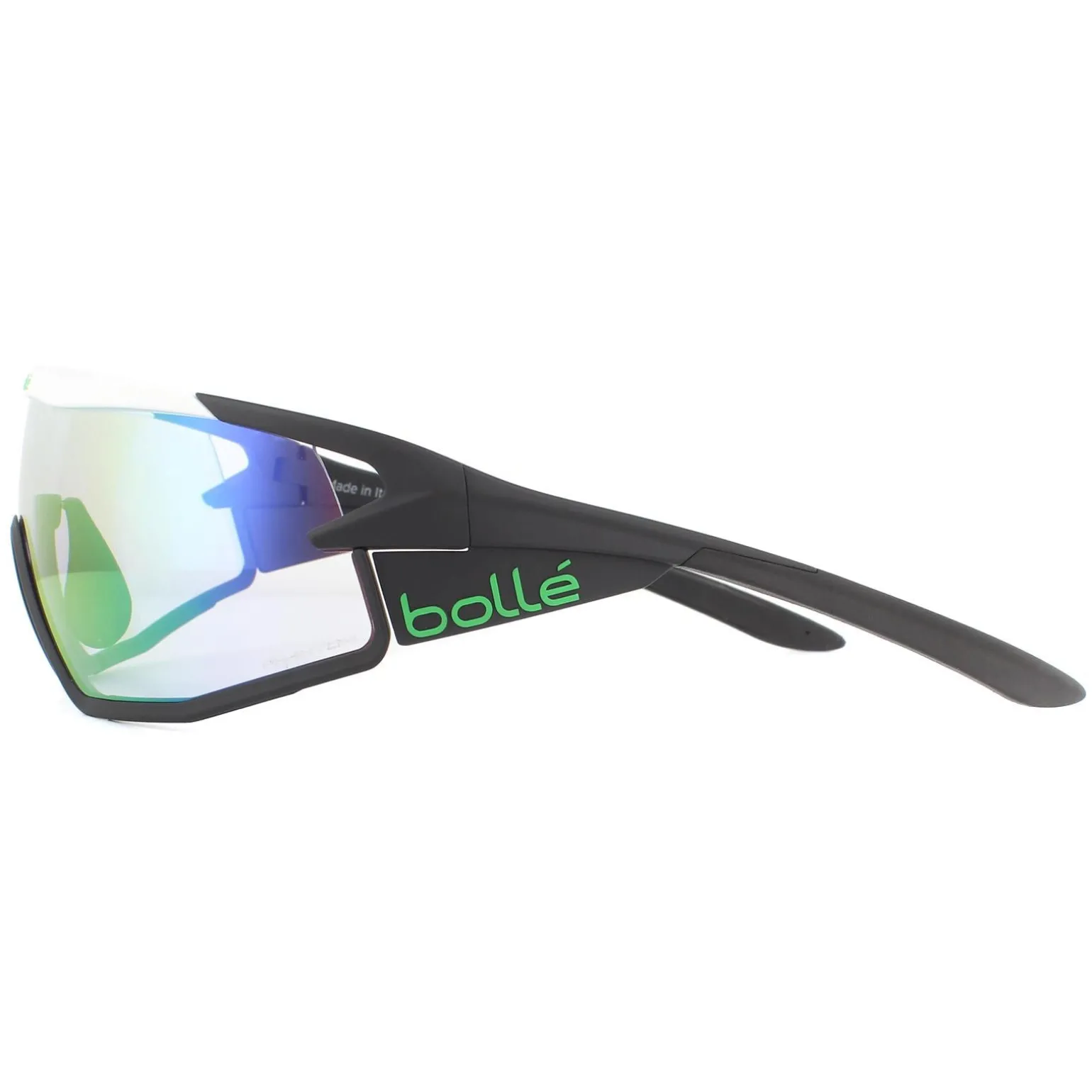 Bolle Sunglasses B-Rock Pro 12630 Matte White Phantom Clear Green Phot