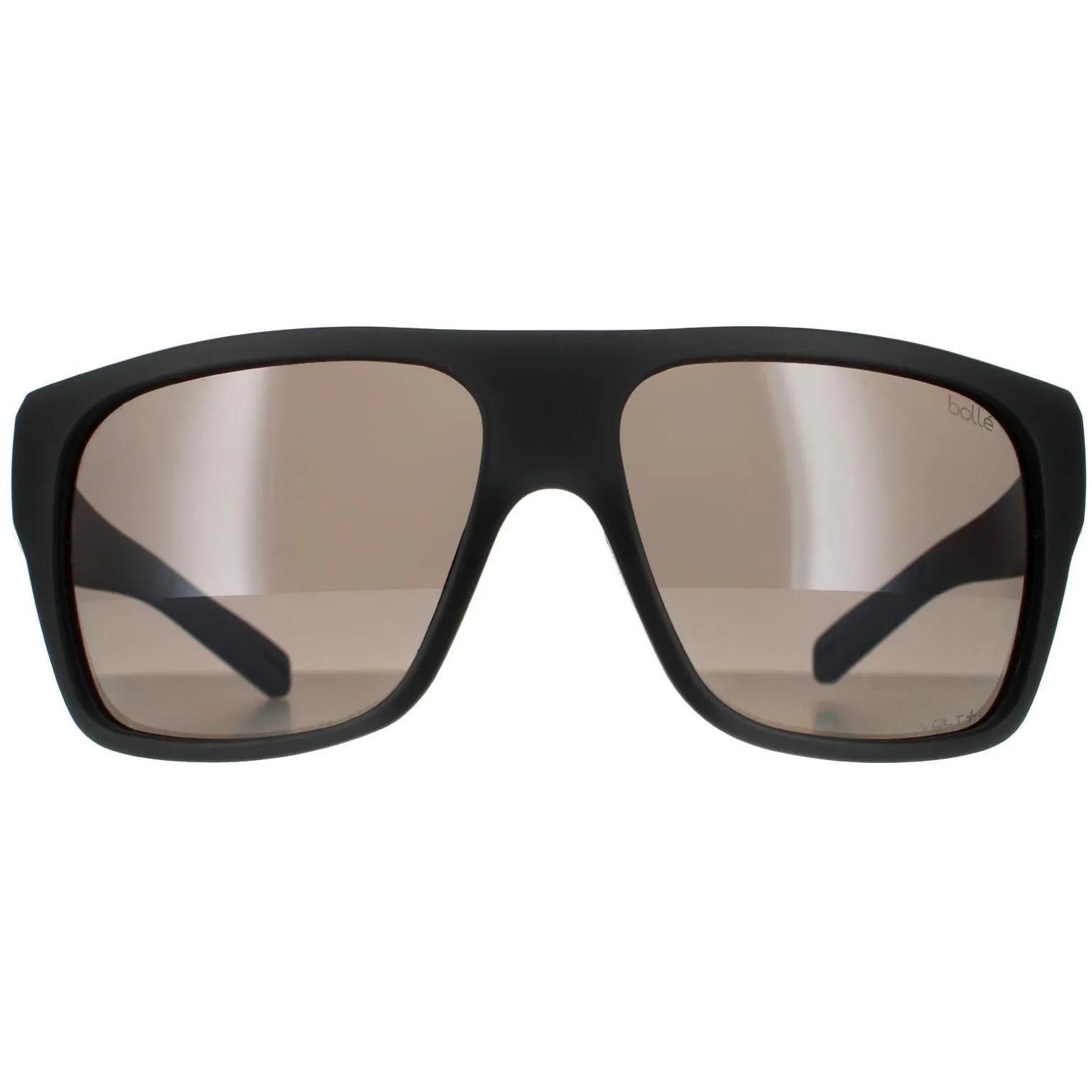 Bolle Sunglasses Falco BS019001 Matte Crystal Black Volt+ Gun Polarise