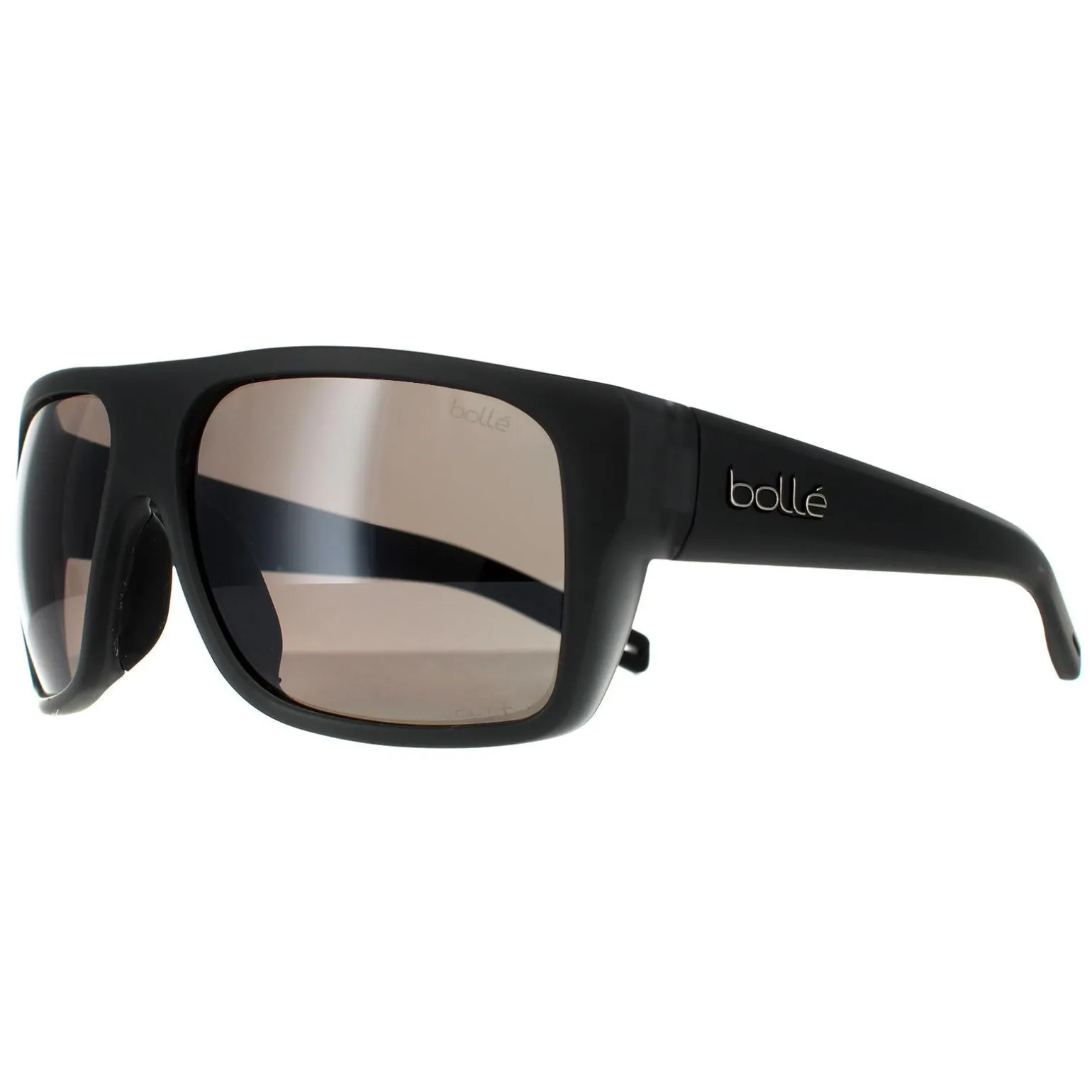 Bolle Sunglasses Falco BS019001 Matte Crystal Black Volt+ Gun Polarise