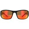 Bolle Sunglasses King 14241 Black Metal Red Brown Fire
