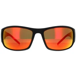 Bolle Sunglasses King 14241 Black Metal Red Brown Fire