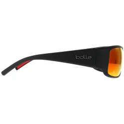 Bolle Sunglasses King 14241 Black Metal Red Brown Fire