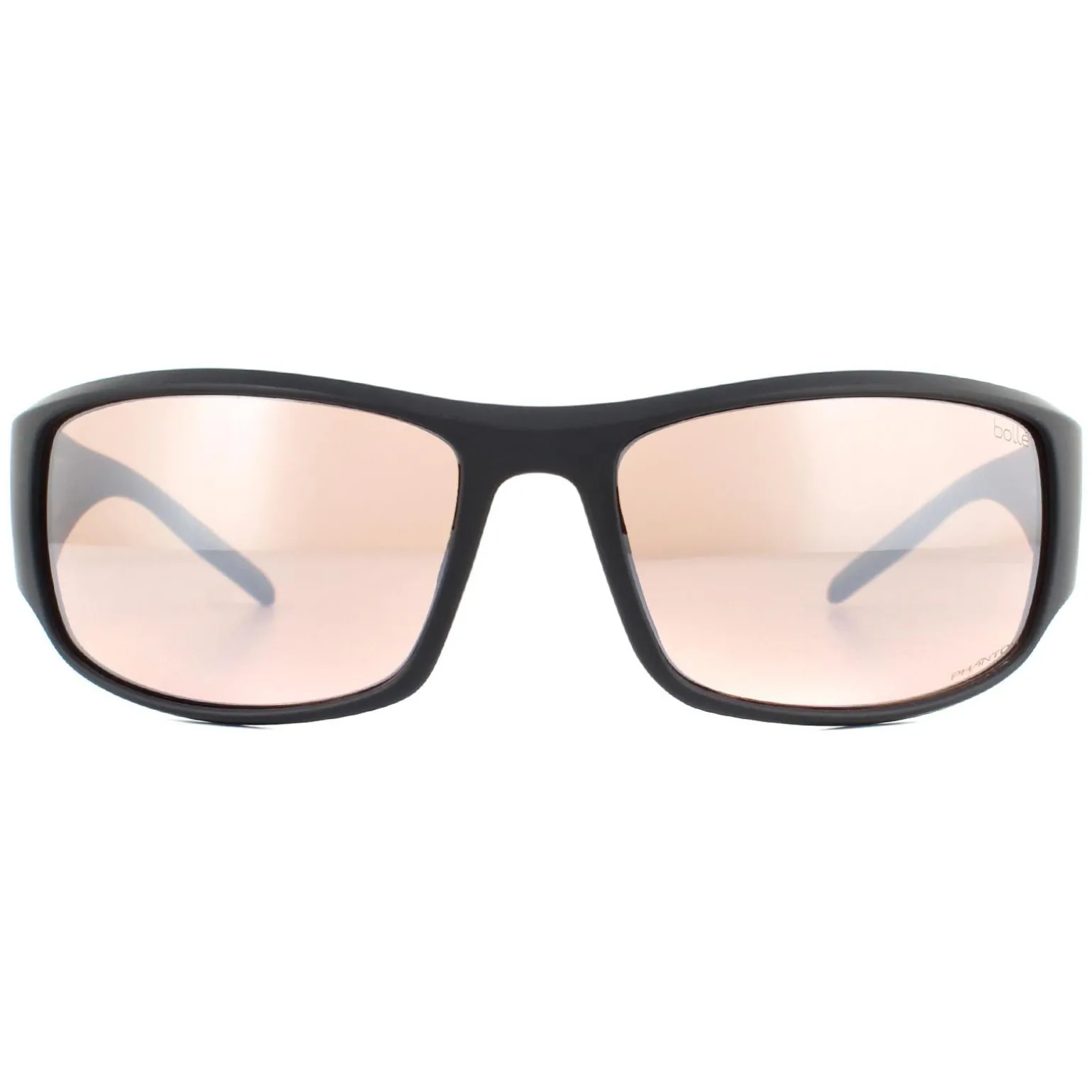 Bolle Sunglasses King 12575 Matte Black Metal Brown Phantom Brown Gun