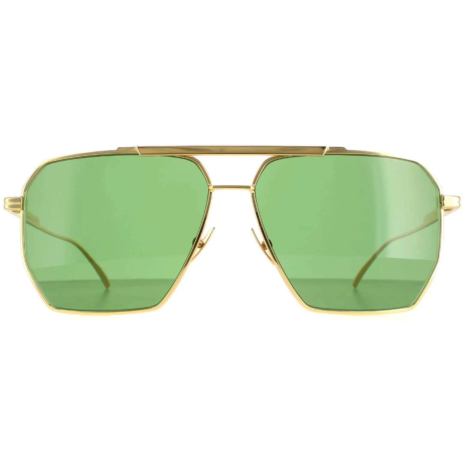 Bottega Veneta Sunglasses BV1012S 004 Gold Green