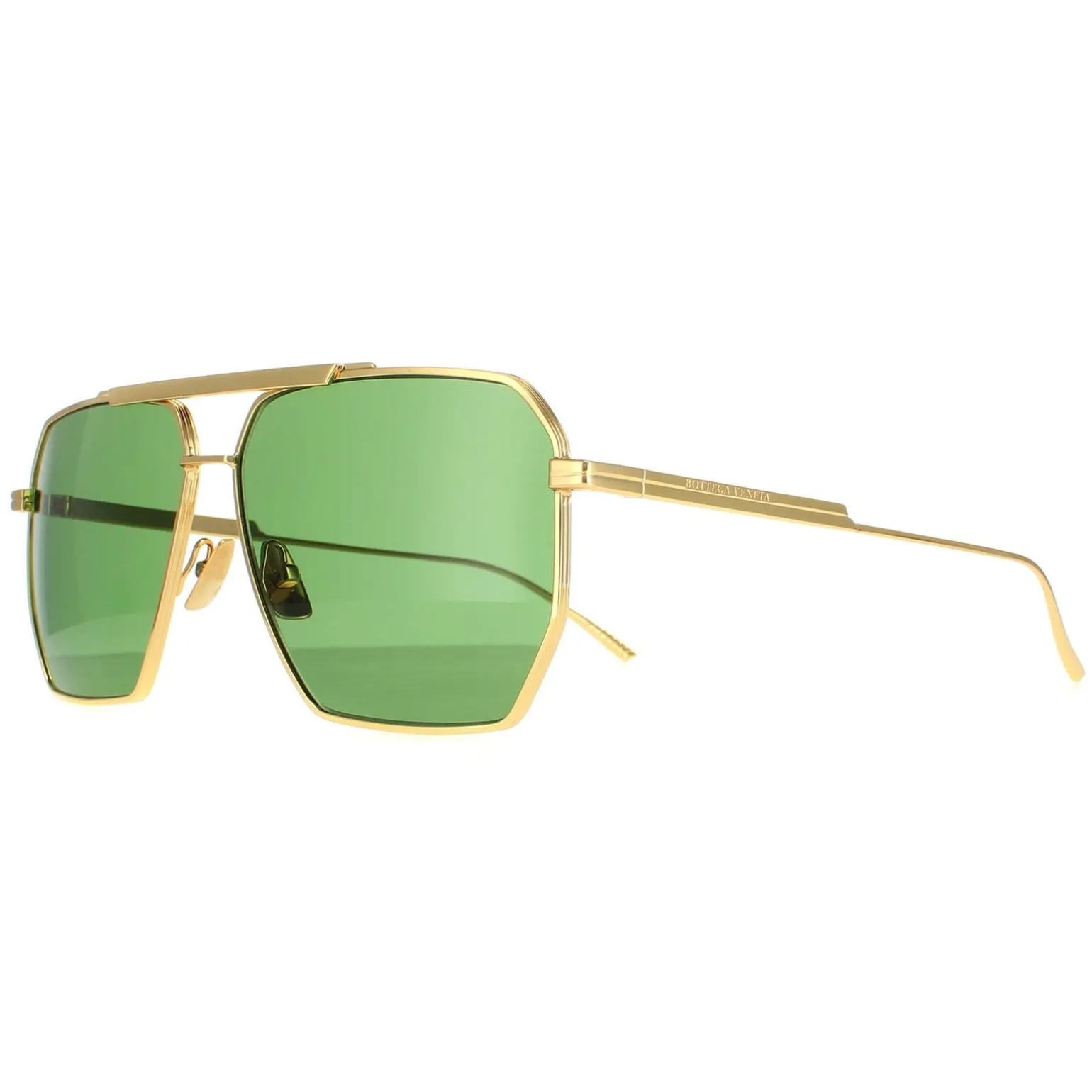 Bottega Veneta Sunglasses BV1012S 004 Gold Green