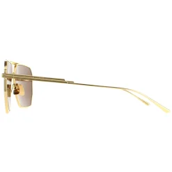 Bottega Veneta Sunglasses BV1012S 003 Gold Brown