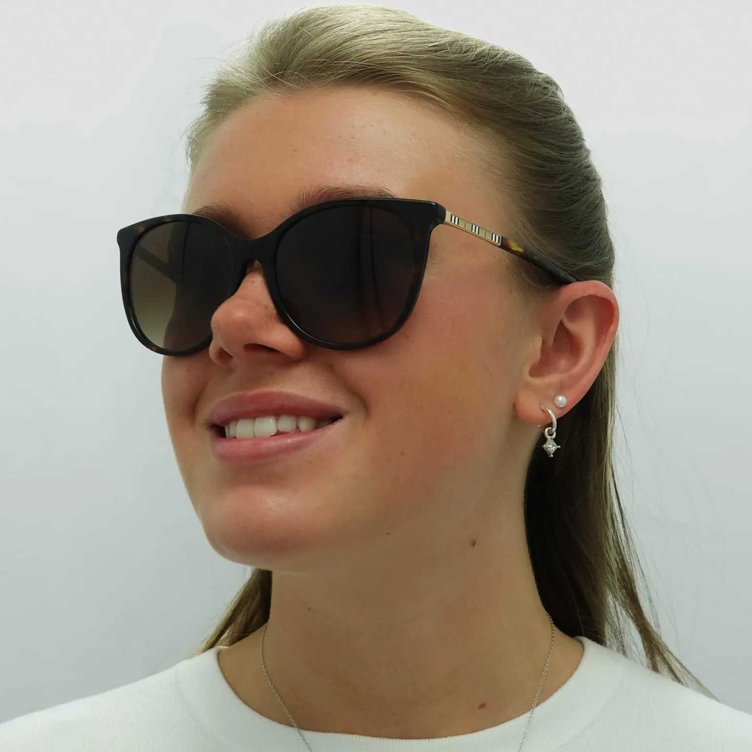 Burberry Sunglasses BE4333 300213 Dark Havana Brown Gradient
