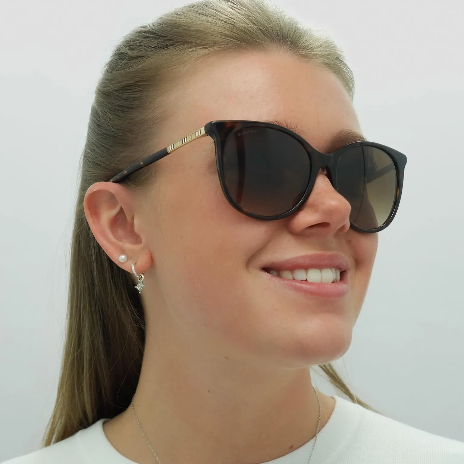 Burberry Sunglasses BE4333 300213 Dark Havana Brown Gradient