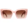 Burberry Sunglasses BE4344 Daisy 387413 Frosted Pink Brown Gradient