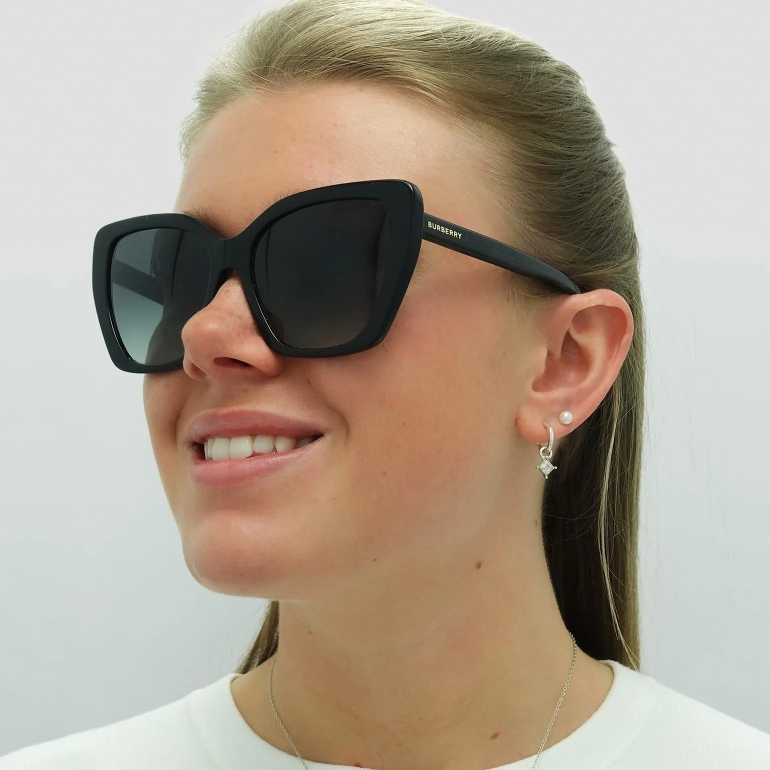 Burberry Sunglasses BE4366 39808G Black Grey Gradient